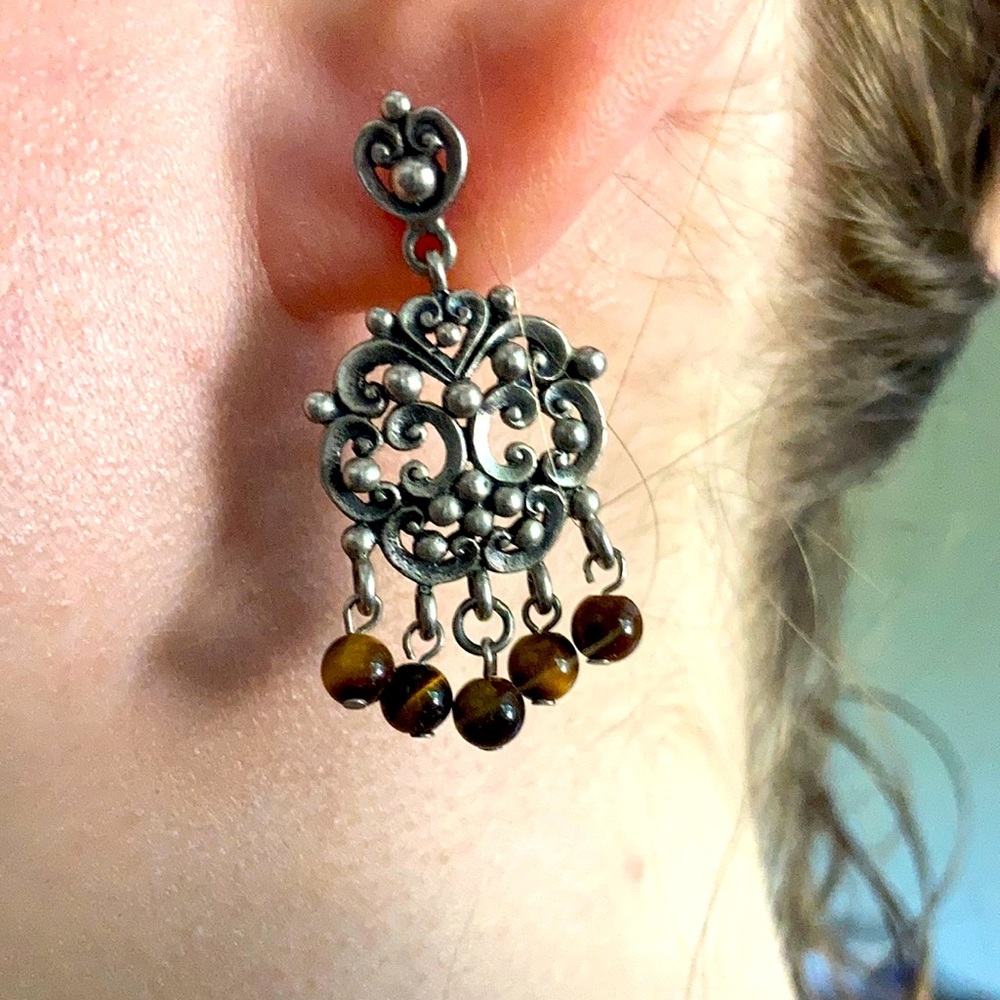 Handmade Earrings with Intricate Design